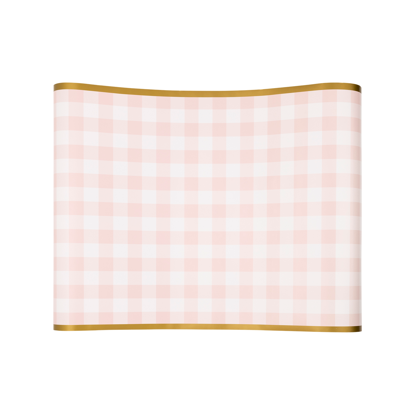 Le Menagerie - Pink Gingham Paper Table Runner