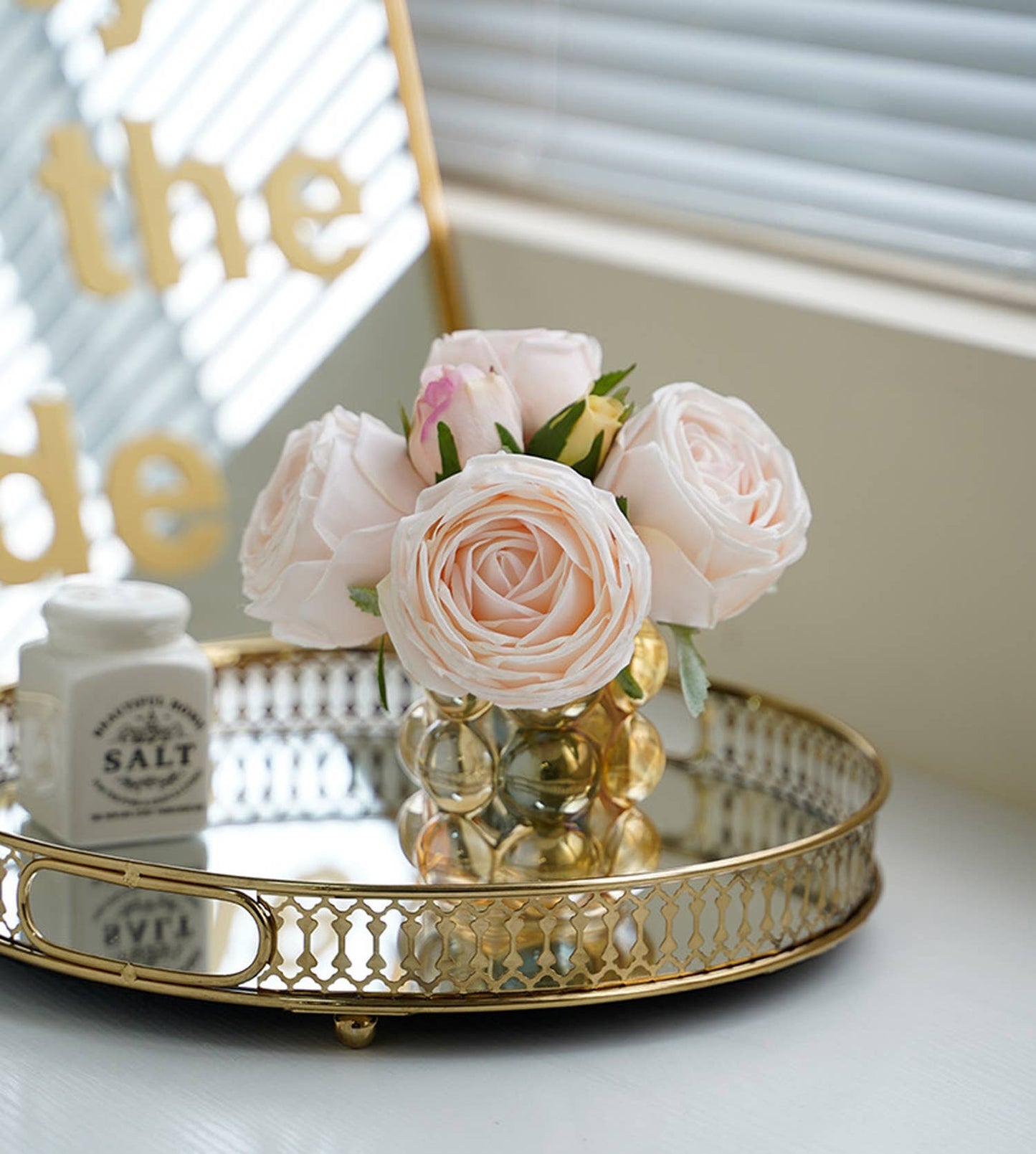 Angel Isabella - 6-stem bundle-Real Touch rose bouquet