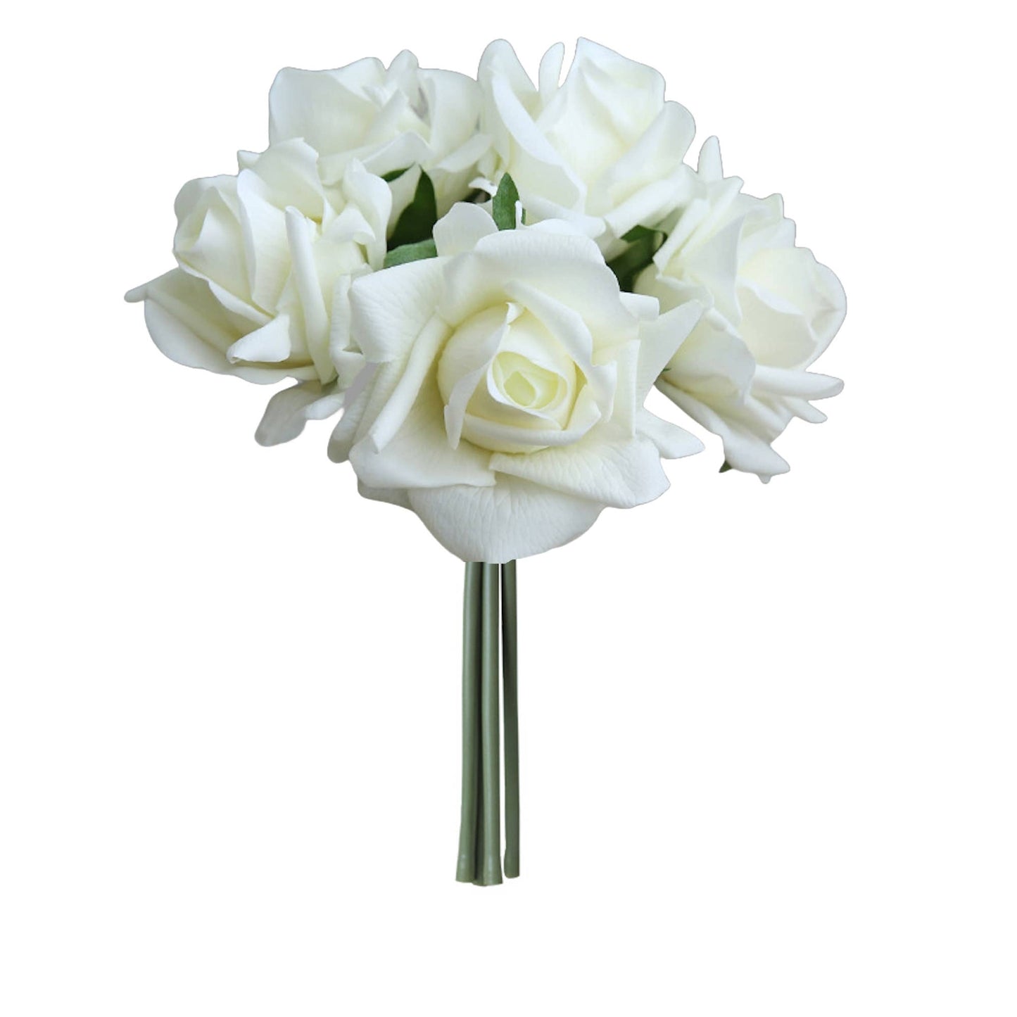 Angel Isabella - Real Touch Pack of 5 Large bloom Rose