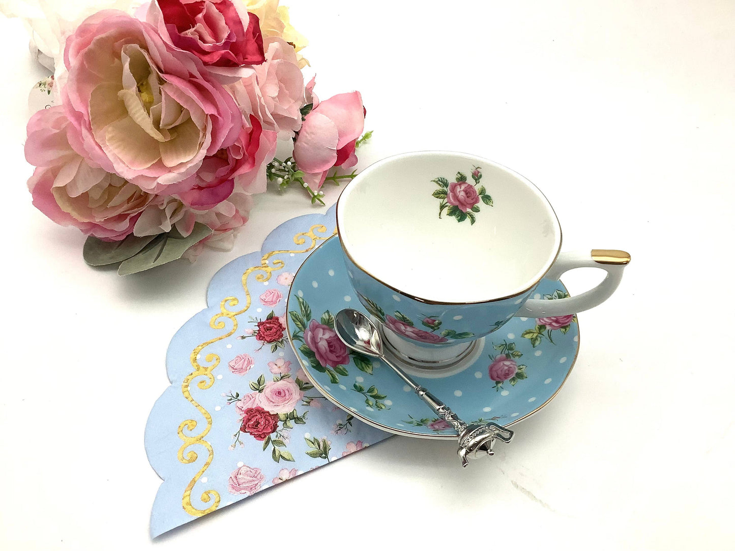 Le Menagerie - Pretty English Garden Tea Party Paper Napkins Decorations