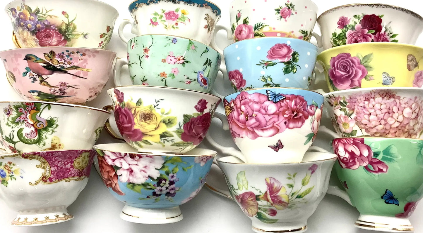 Le Menagerie - Teacup & Saucer Pair Tea party, Catering, Celebrations