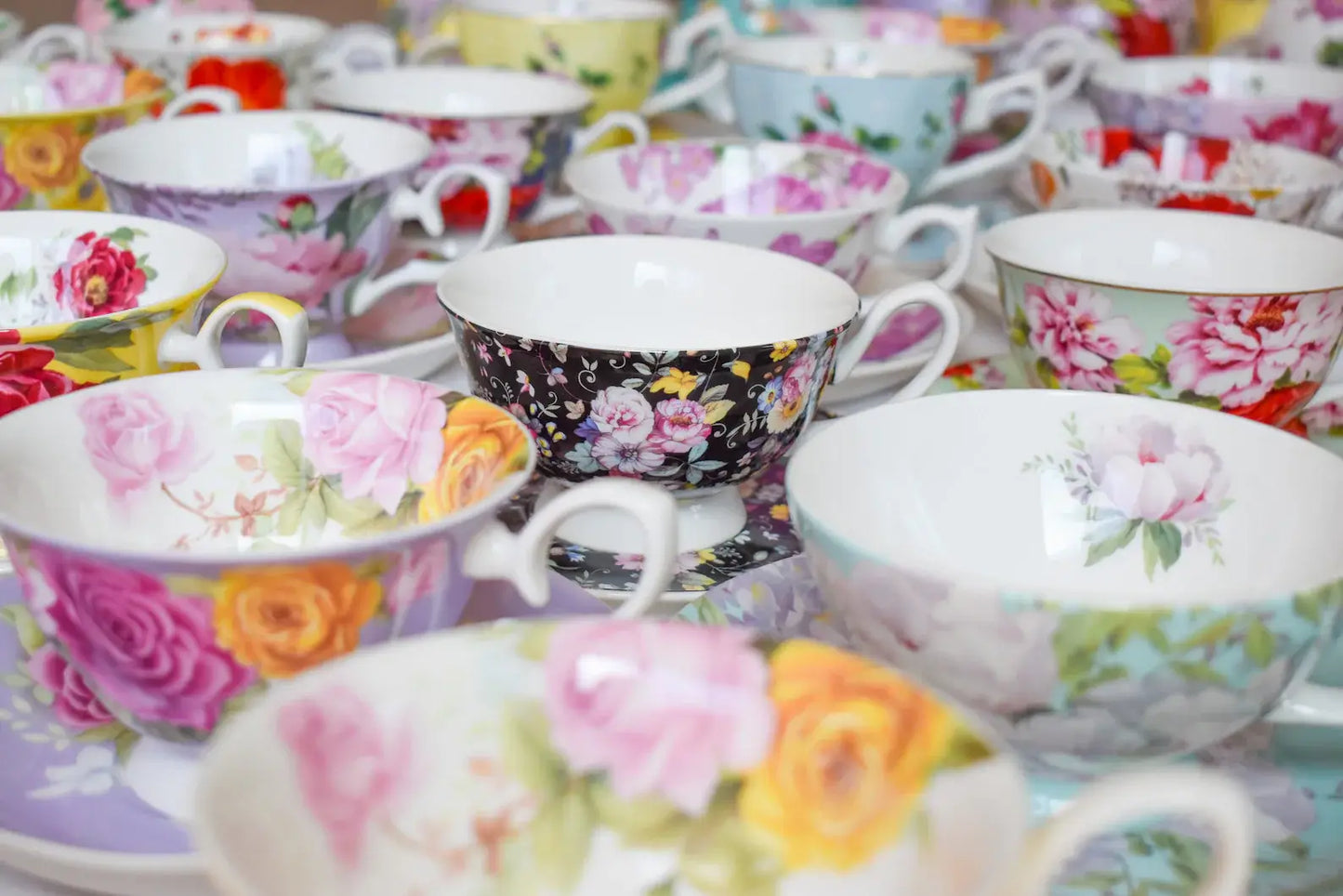 Le Menagerie  - Teacup & Saucer Pair Tea party, Catering, Celebrations