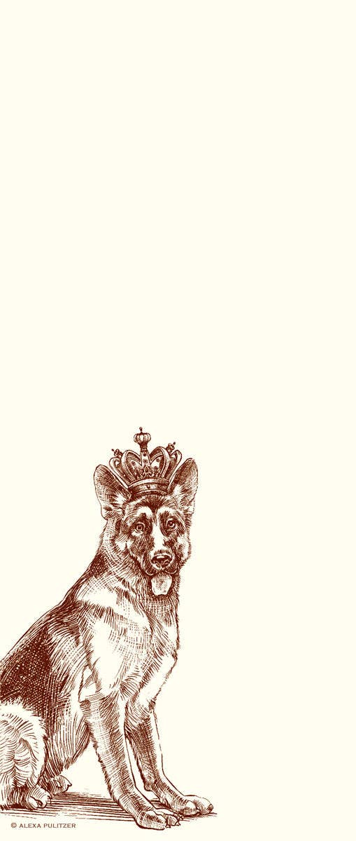 Le Alexa Pulitzer - Royal German Shepherd Long Pad