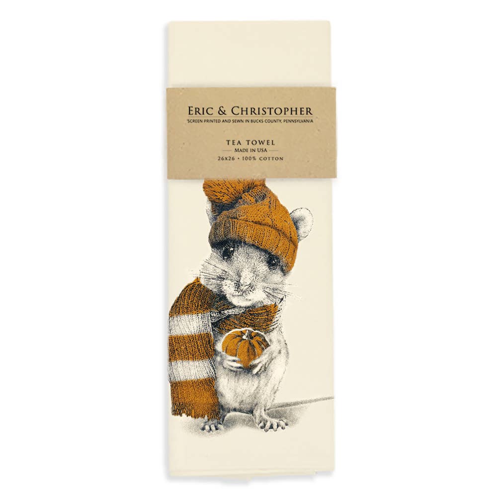 Eric & Christopher - Harvest Mouse Tea Towel