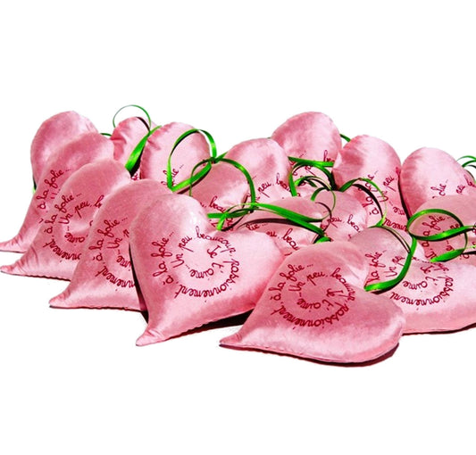 Estelle Billot - French lavender heart sachet. Valentine / Christmas ornement