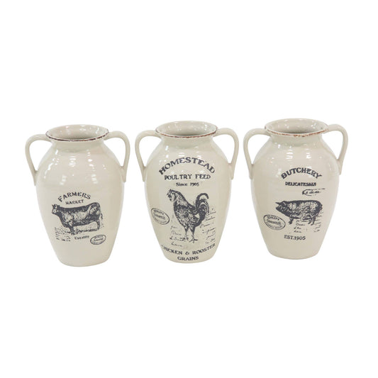 Le Menagerie - CERAMIC FARMHOUSE VASE