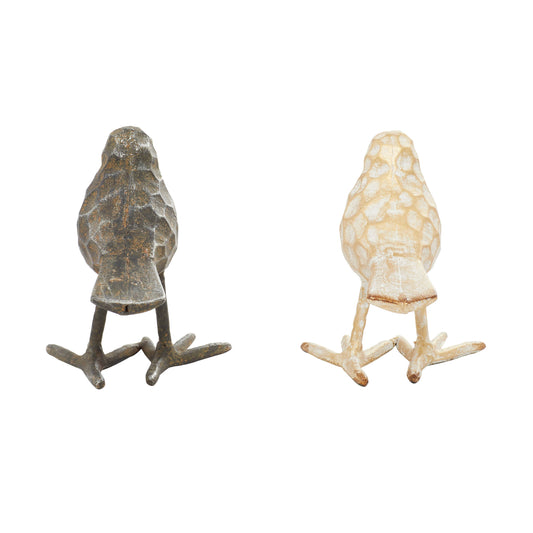 Le Menagerie - Farmhouse Gold Metal Sculpture Set