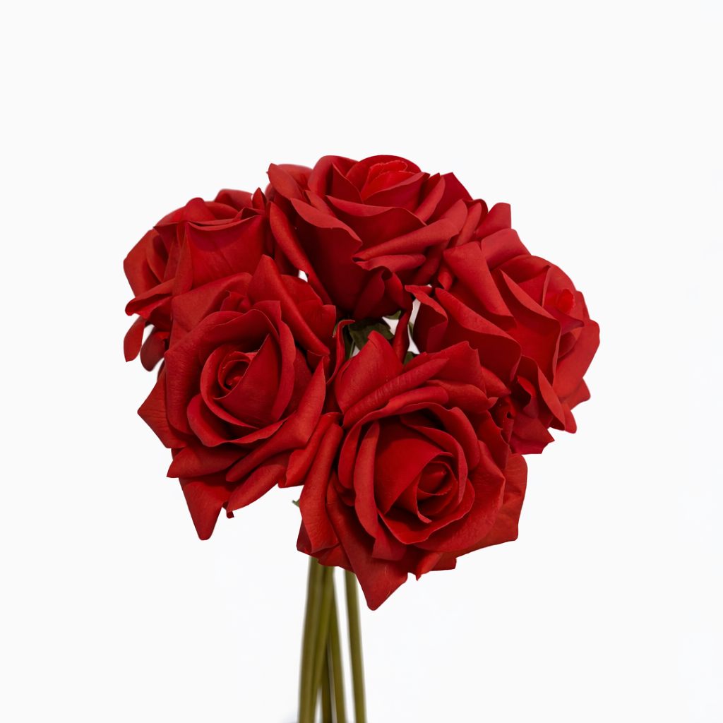 Le Menagerie - Real Touch Pack of 5 Large bloom Rose