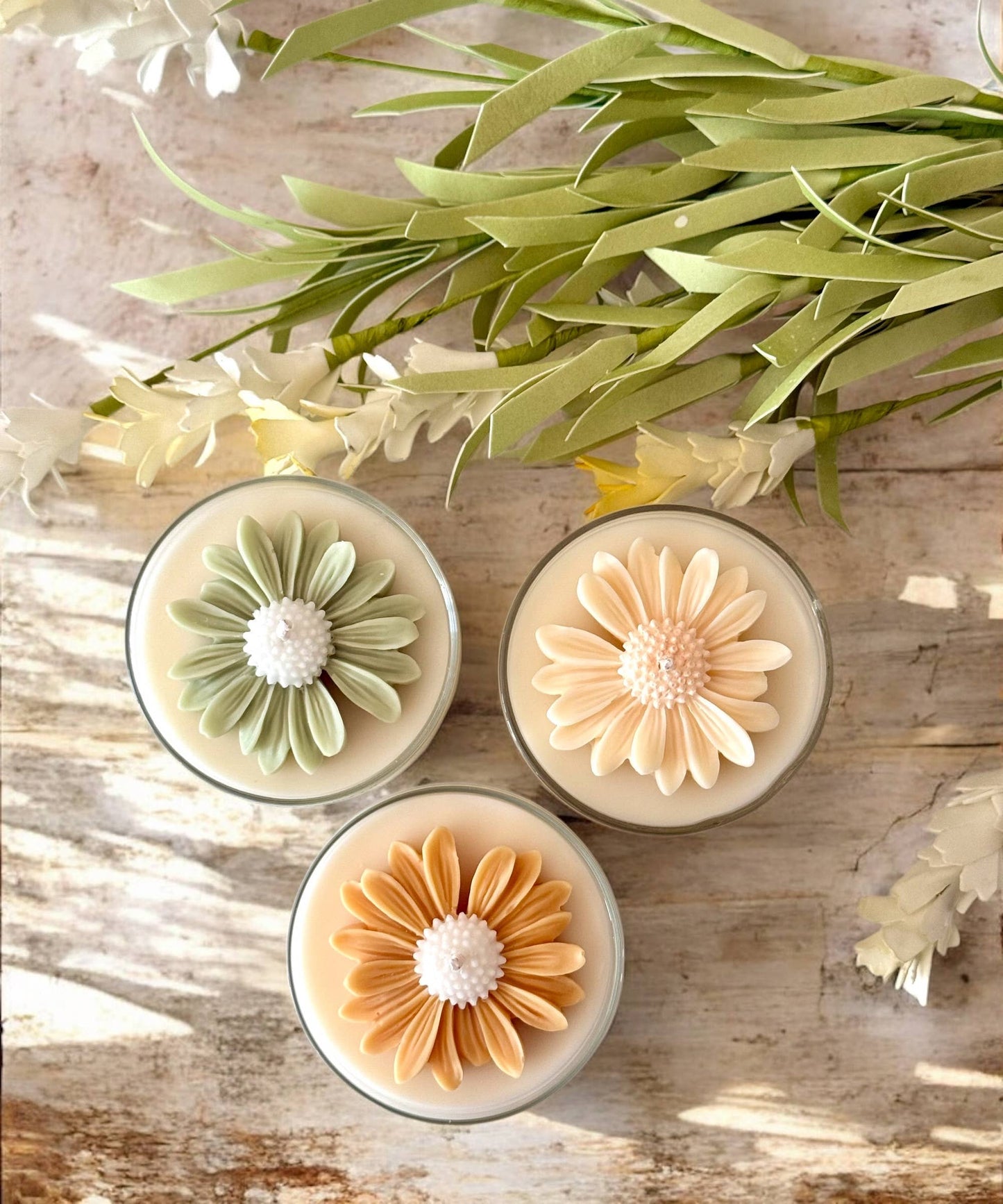 Believe Candle Co. -  Mini Daisy Candle Jar