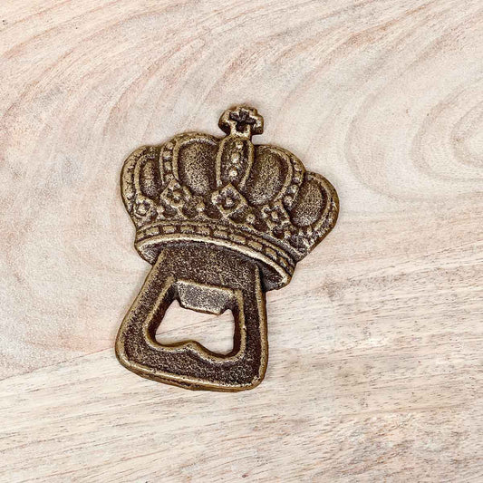 The Royal Standard - Crown Bottle Opener   Brown/Gold   3x4.25