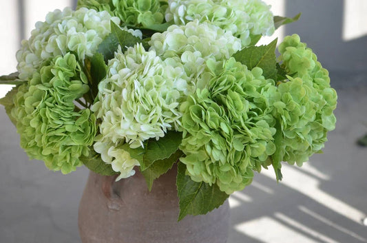 Angel Isabella - 18" Realistic Real Touch Artificial Hydrangea Stem