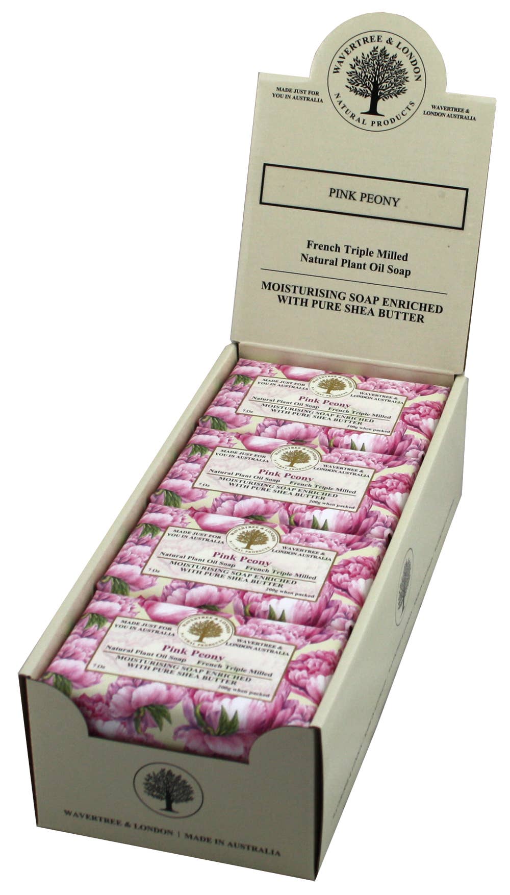 Wavertree & London - Wavertree & London Pink Peony Luxury Soap Bars