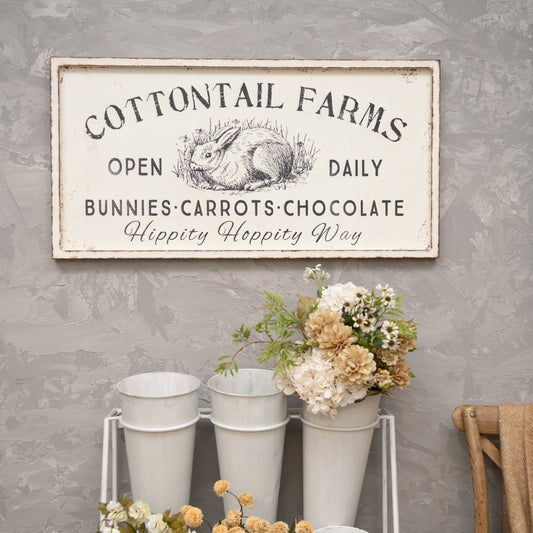 Le Menagerie - COTTONTAIL FARMS OPEN DAILY SIGN