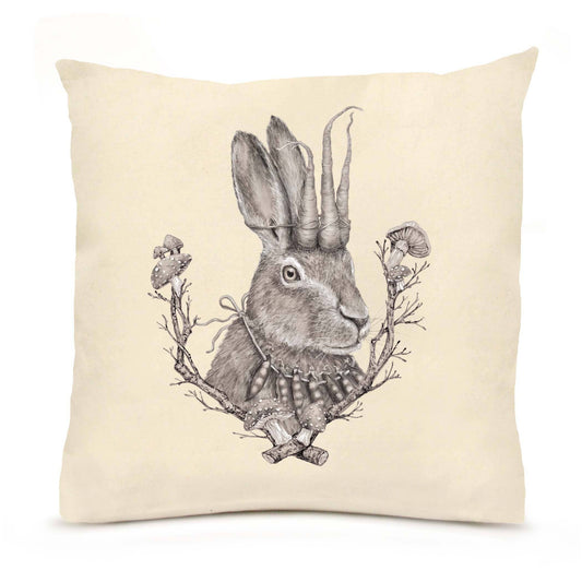 Eric & Christopher - Kingdom of Peas and Carrots Large Pillow (Bunny Pillow)