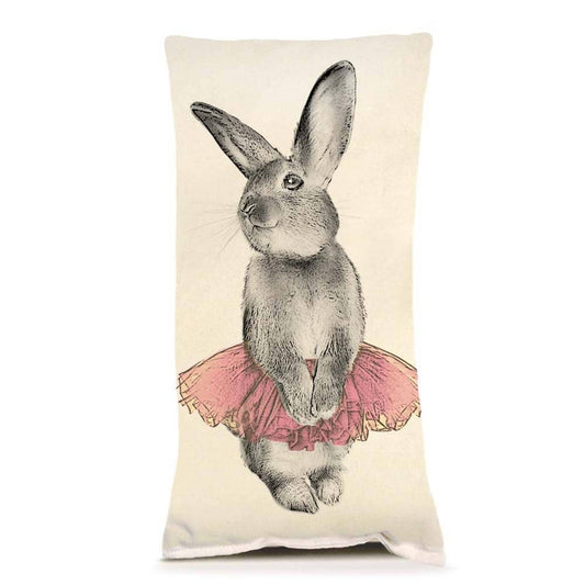 Eric & Christopher - Bunny Tutu Small Pillow - Pink