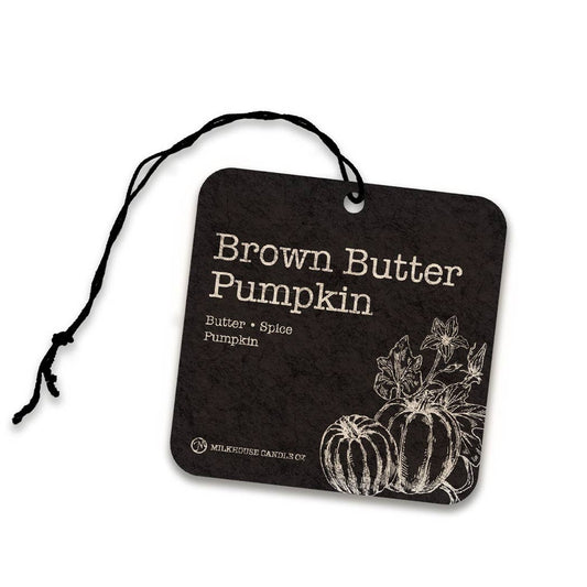Milkhouse Candle Company - Car Freshener: Brown Butter Pumpkin