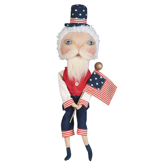 C&F Home - Samuel Liberty Gathered Traditions Art Doll