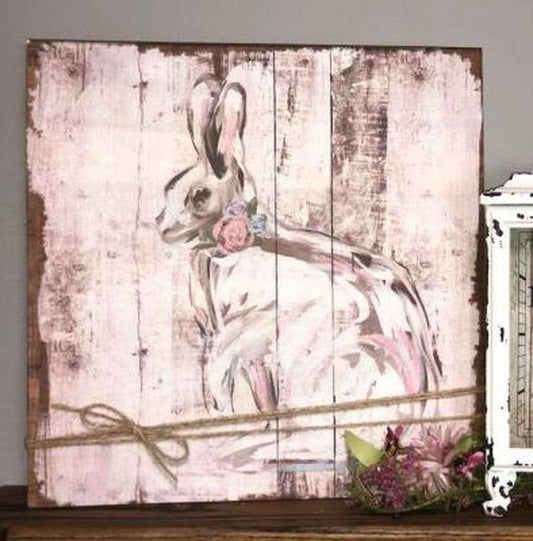 Le Menagerie - Bunny Wood Sign