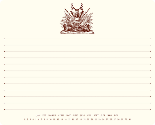 Le Alexa Pulitzer - Hunting Crest Mousepad Notepad