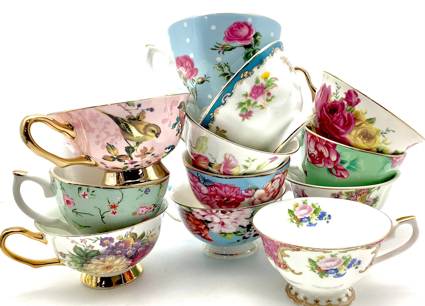Le Menagerie  - Teacup & Saucer Pair Tea party, Catering, Celebrations