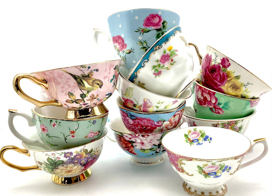 Le Menagerie  - Teacup & Saucer Pair Tea party, Catering, Celebrations