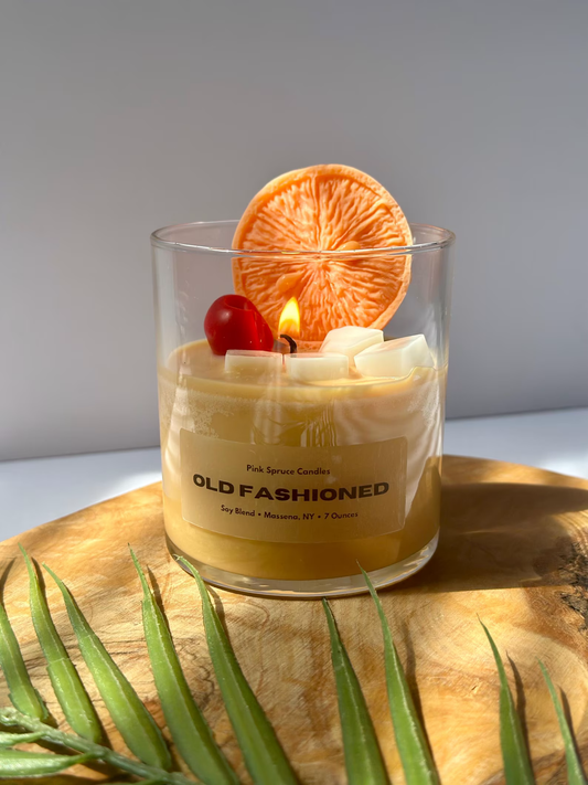 Pink Spruce - Old Fashioned Candle