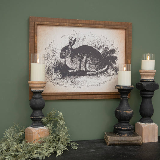 Le Menagerie - RUSTIC BUNNY PRINT