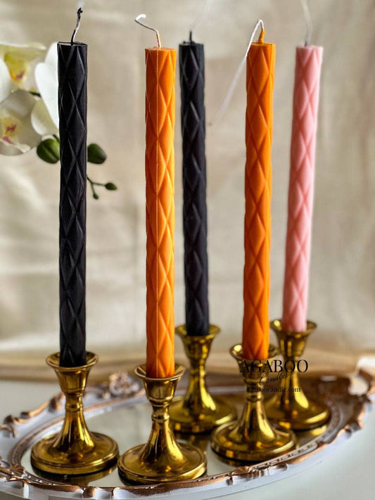 Agaboo Candle - Chic Soft Taper Candles 7/8x10 in - Pillar