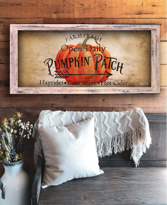 TroubleMaker Trading Company - Pumpkin Patch - 14.5" x 30" Rectangle Artwork Medium