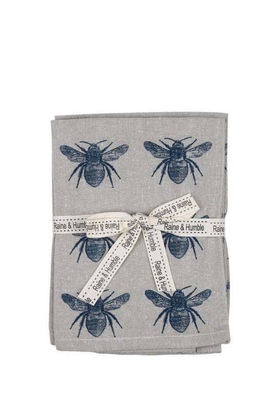 Le Menagerie - Abby Bee Napkin Blue - Set of 4