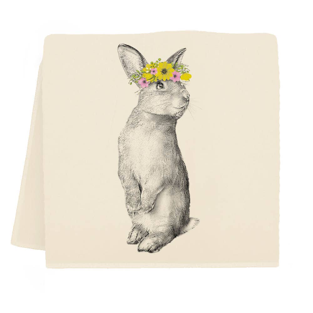 Eric & Christopher - "Peaches" the Easter Bunny Tea Towel