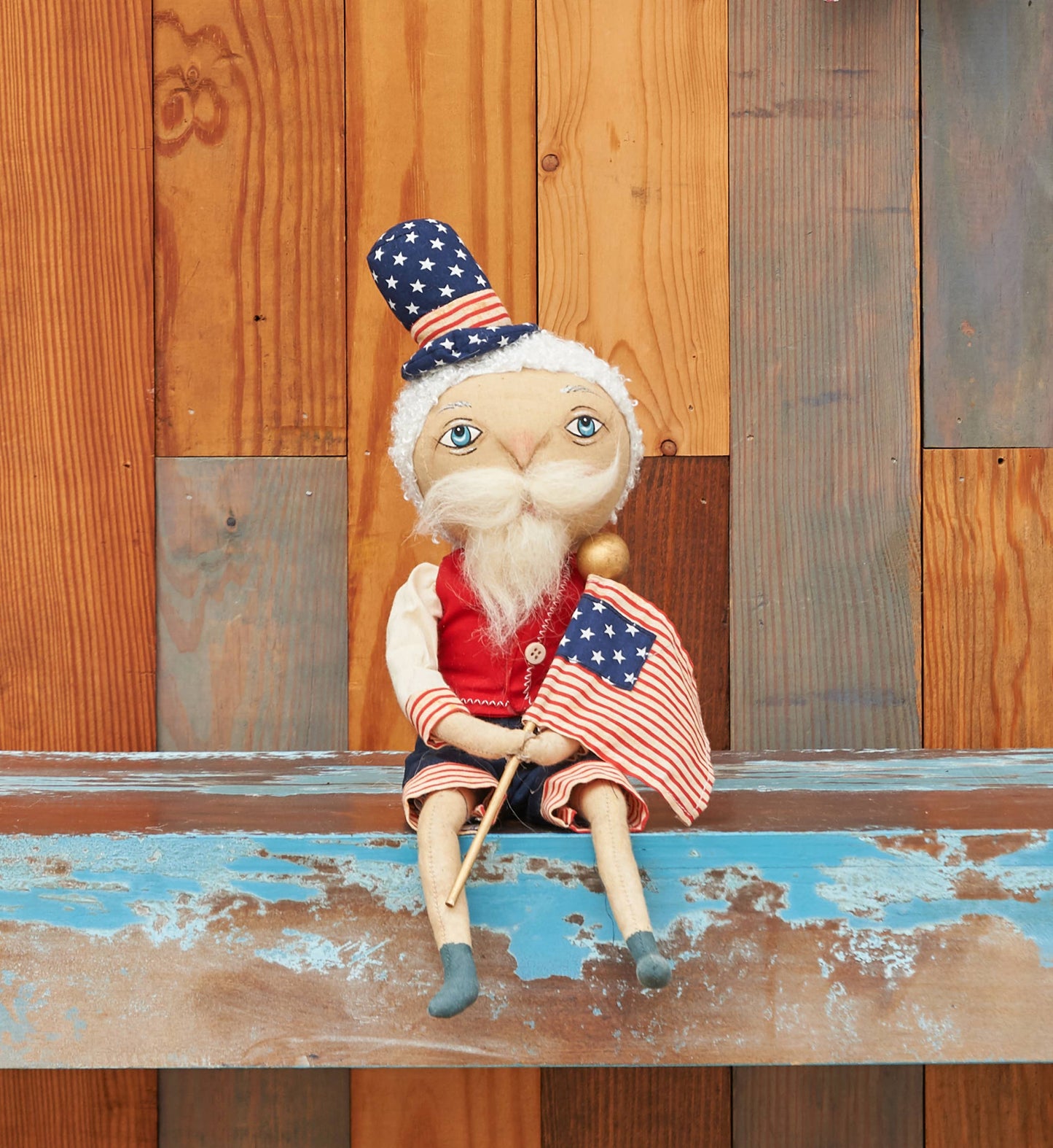 C&F Home - Samuel Liberty Gathered Traditions Art Doll