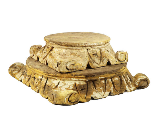 LeMenagerie - French Carved Pillar Base