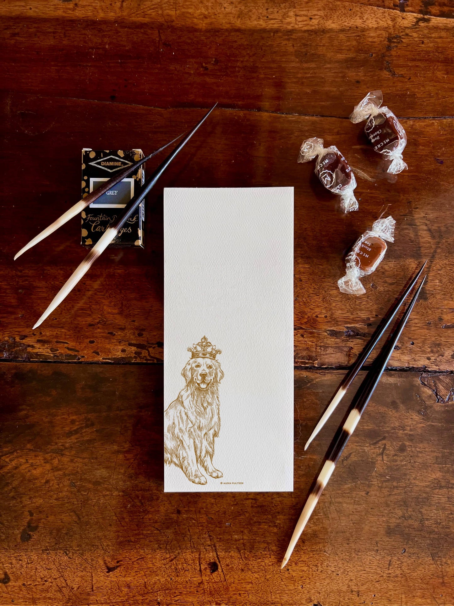 Le Alexa Pulitzer - Royal Golden Retriever Long Pad