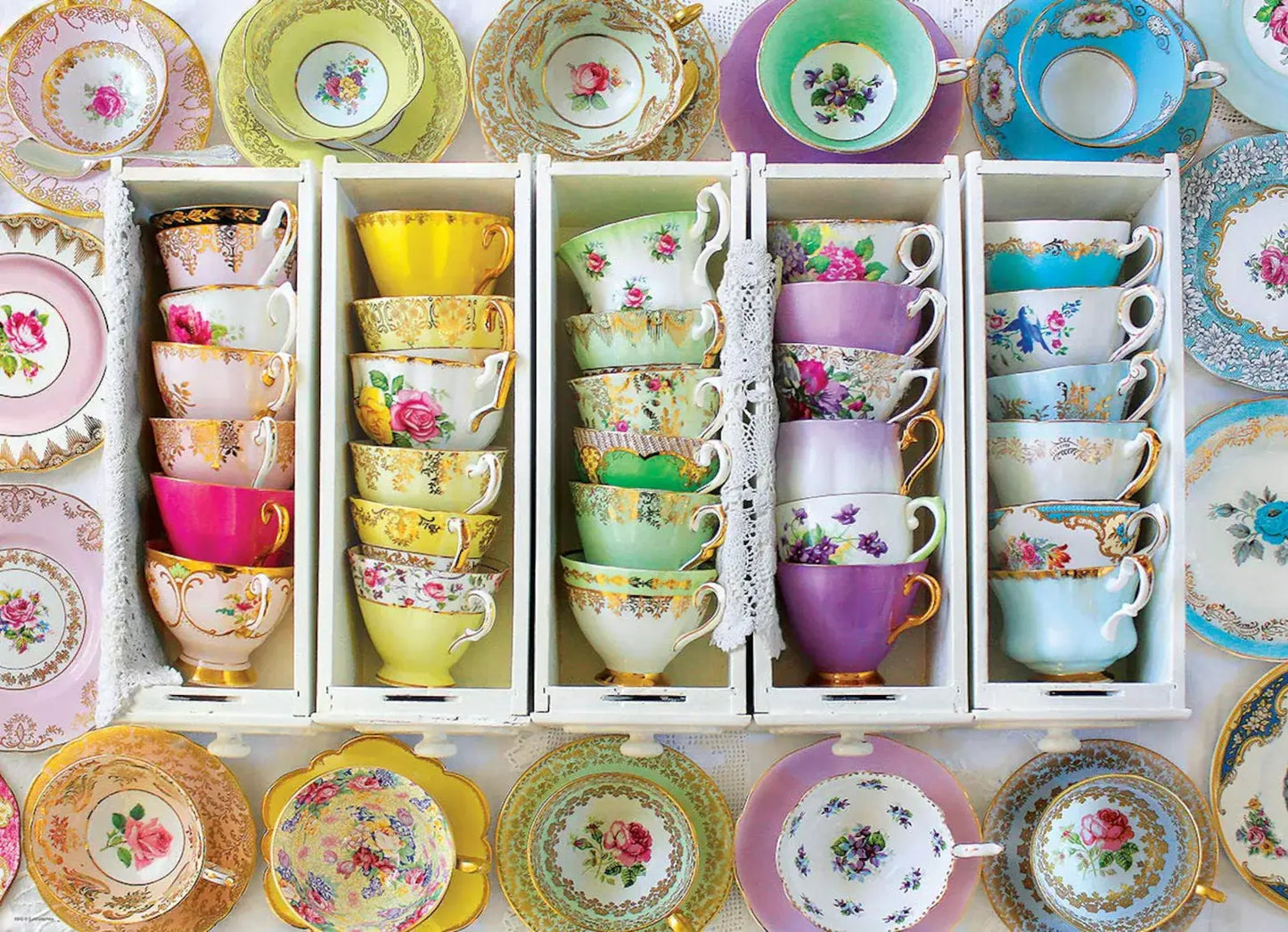 Le Menagerie  - Teacup & Saucer Pair Tea party, Catering, Celebrations