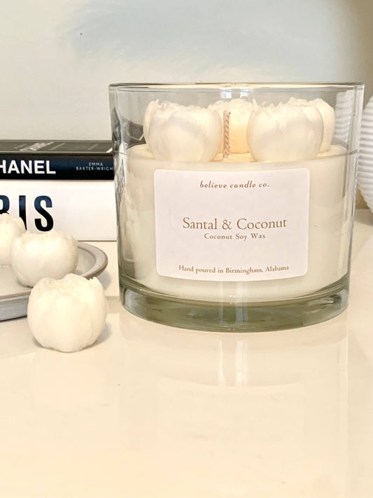 Believe Candle Co. - Santal and Coconut Candle