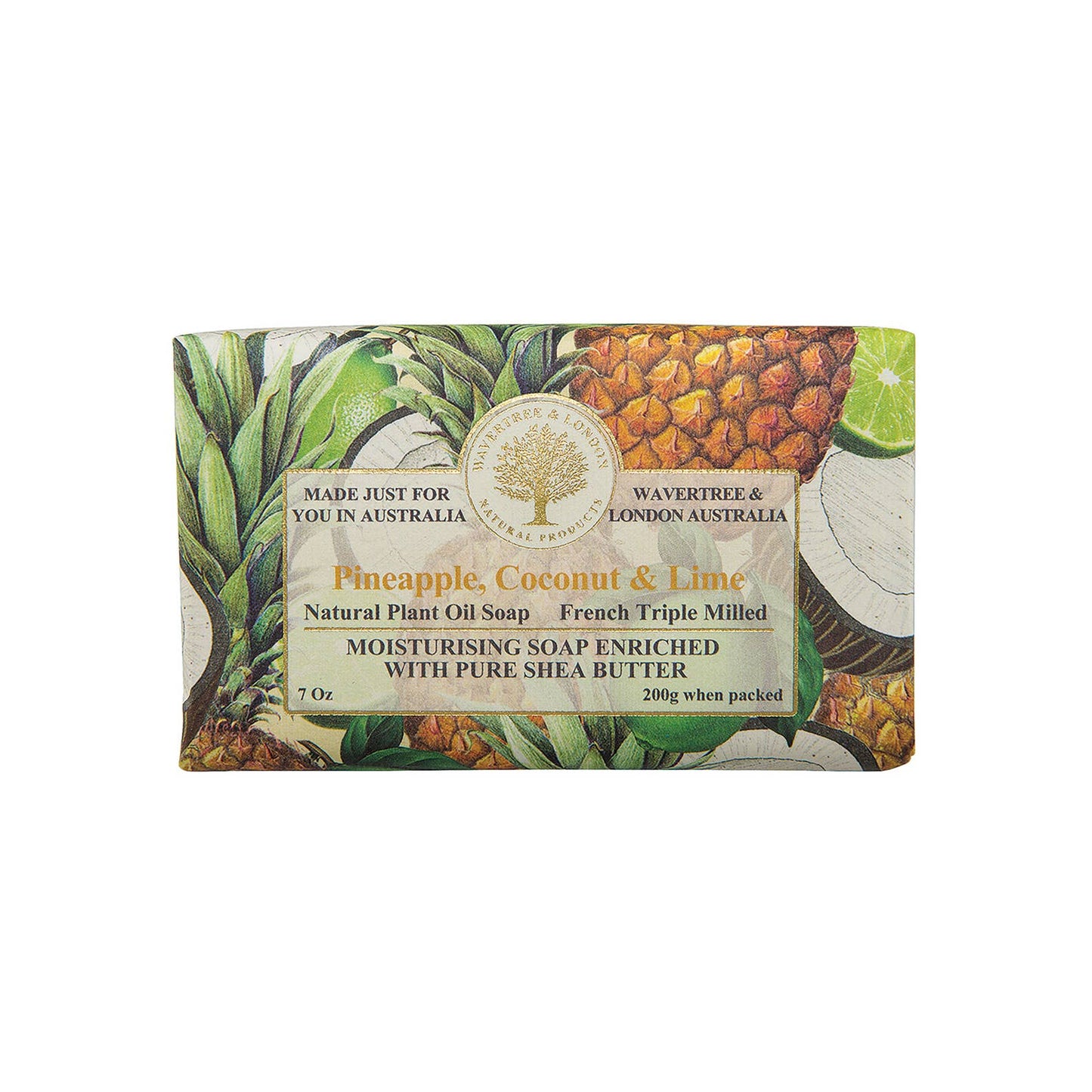 Wavertree & London - Wavertree Pineapple, Coconut and Lime Luxury Soap Bars