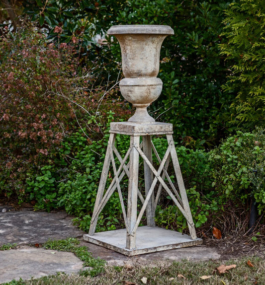 Porch View-Menagerie-Metal Reception Urn on Stand