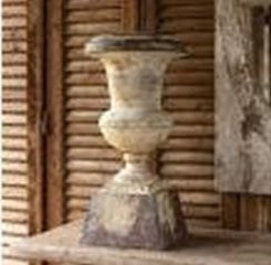 Porch View-Menagerie-Aged Pedestal Urn