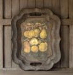 Porch View-Menagerie-Tray with Pears