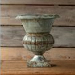 Porch View-Menagerie-Weathered Tin Wedding Urn