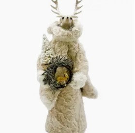 Menagerie-Sherri-Valentino - Fawn, Latte Fur, Wreath