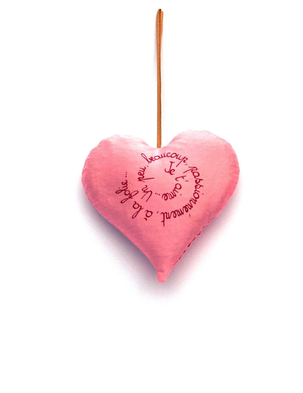 Estelle Billot - French lavender heart sachet. Valentine / Christmas ornement