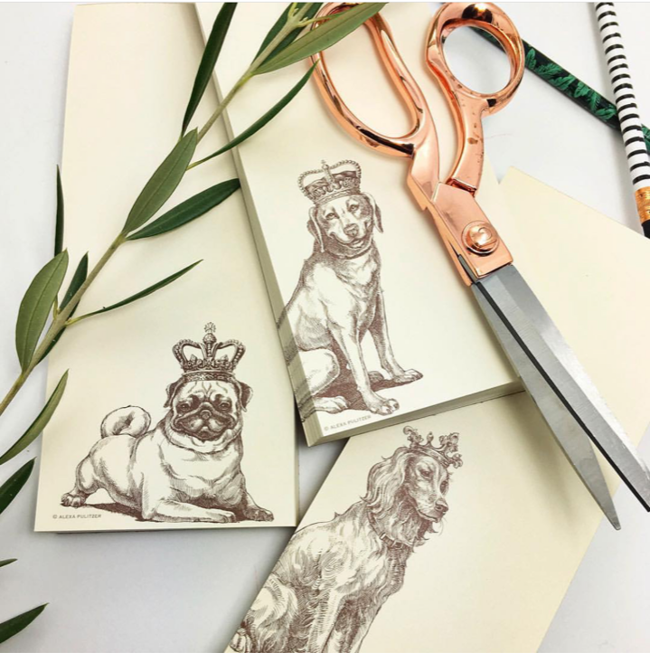 Le Alexa Pulitzer - Royal Pug Long Pad