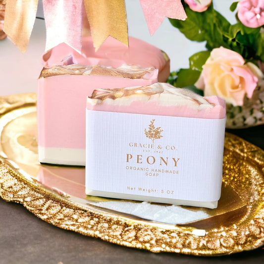 Gracie & Co. 1942 - Pink Peony Shea Butter Soap