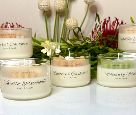 Believe Candle Co. -  Mini Daisy Candle Jar