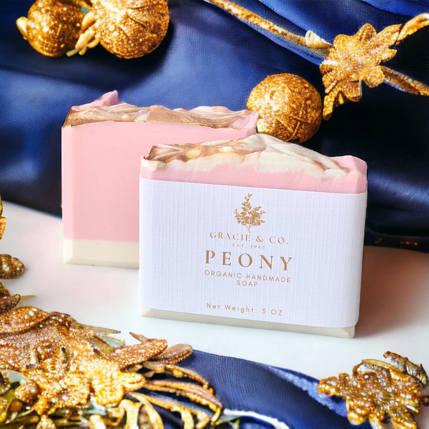 Gracie & Co. 1942 - Pink Peony Shea Butter Soap