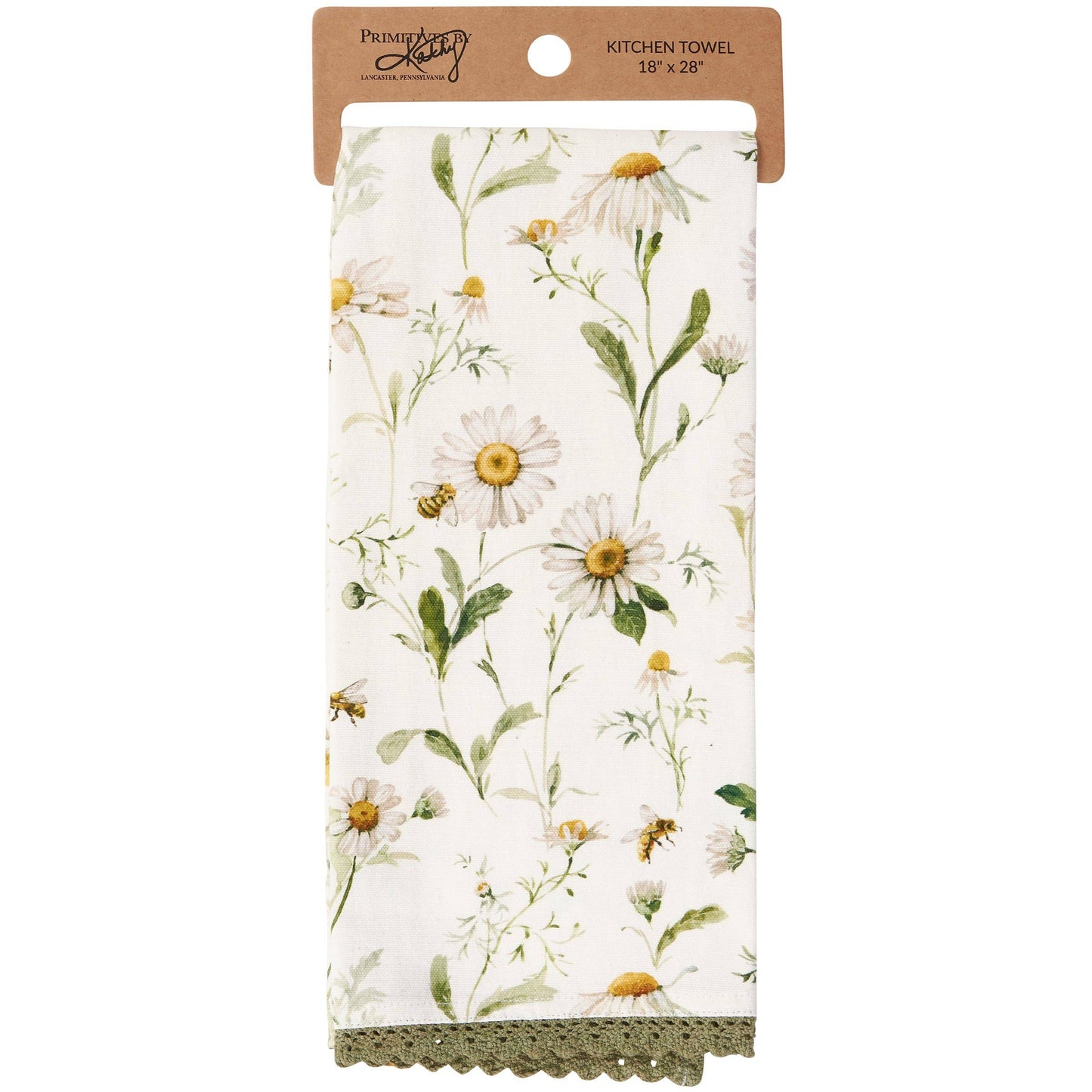 Primitives by Kathy - Daisy Lace Kitchen Towel