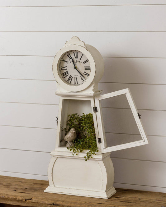 LeMenagerie_Audrey's - Tabletop Distressed Grandfather Clock (PC)