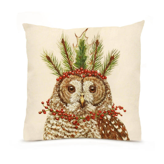 Eric & Christopher - Candace the Owl 16 x 16 Pillow